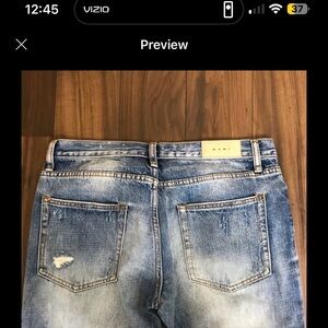 MNML Light Blue Distressed Jeans